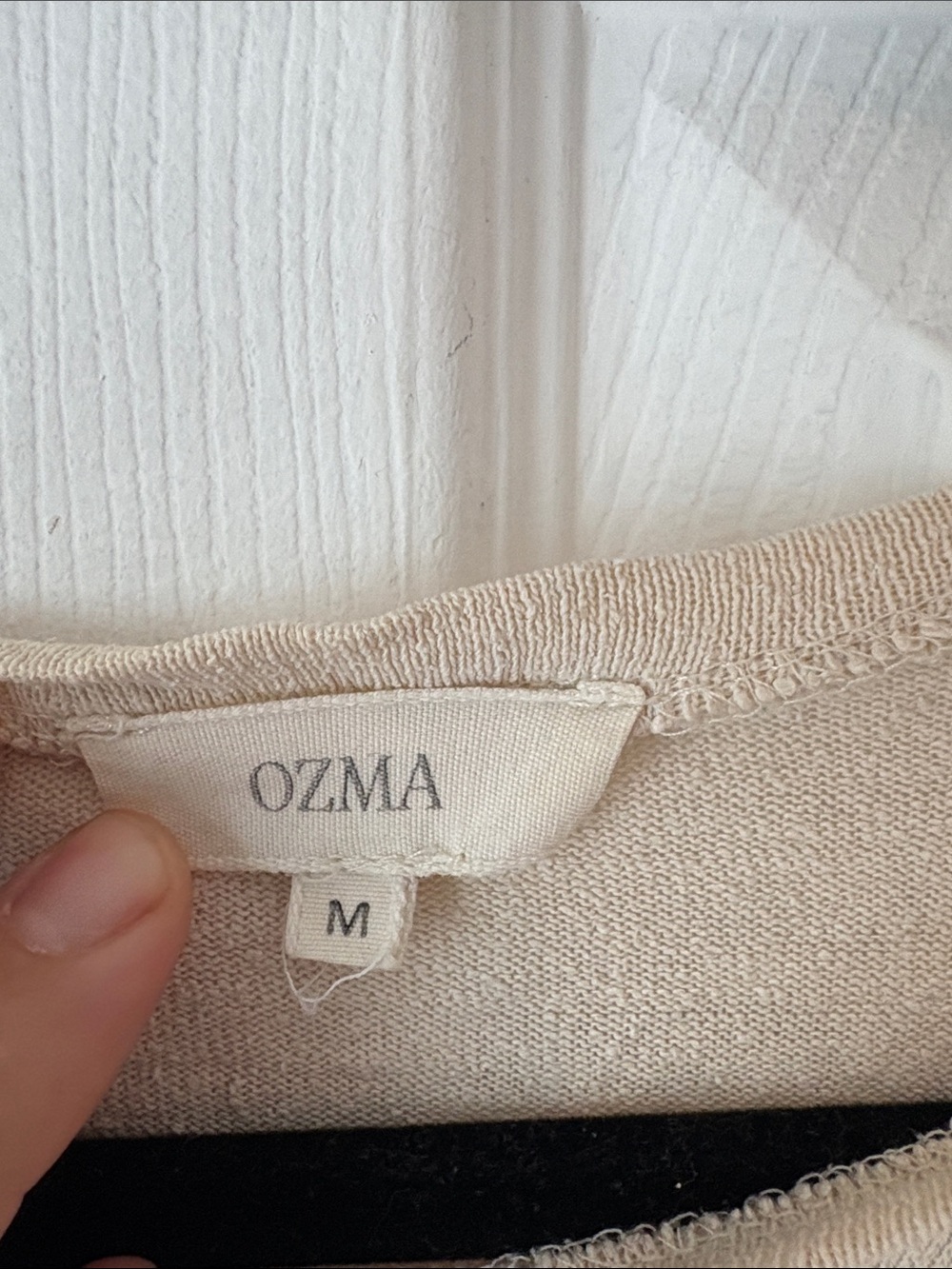 OZMA raw silk Tee - Picture 2 of 5